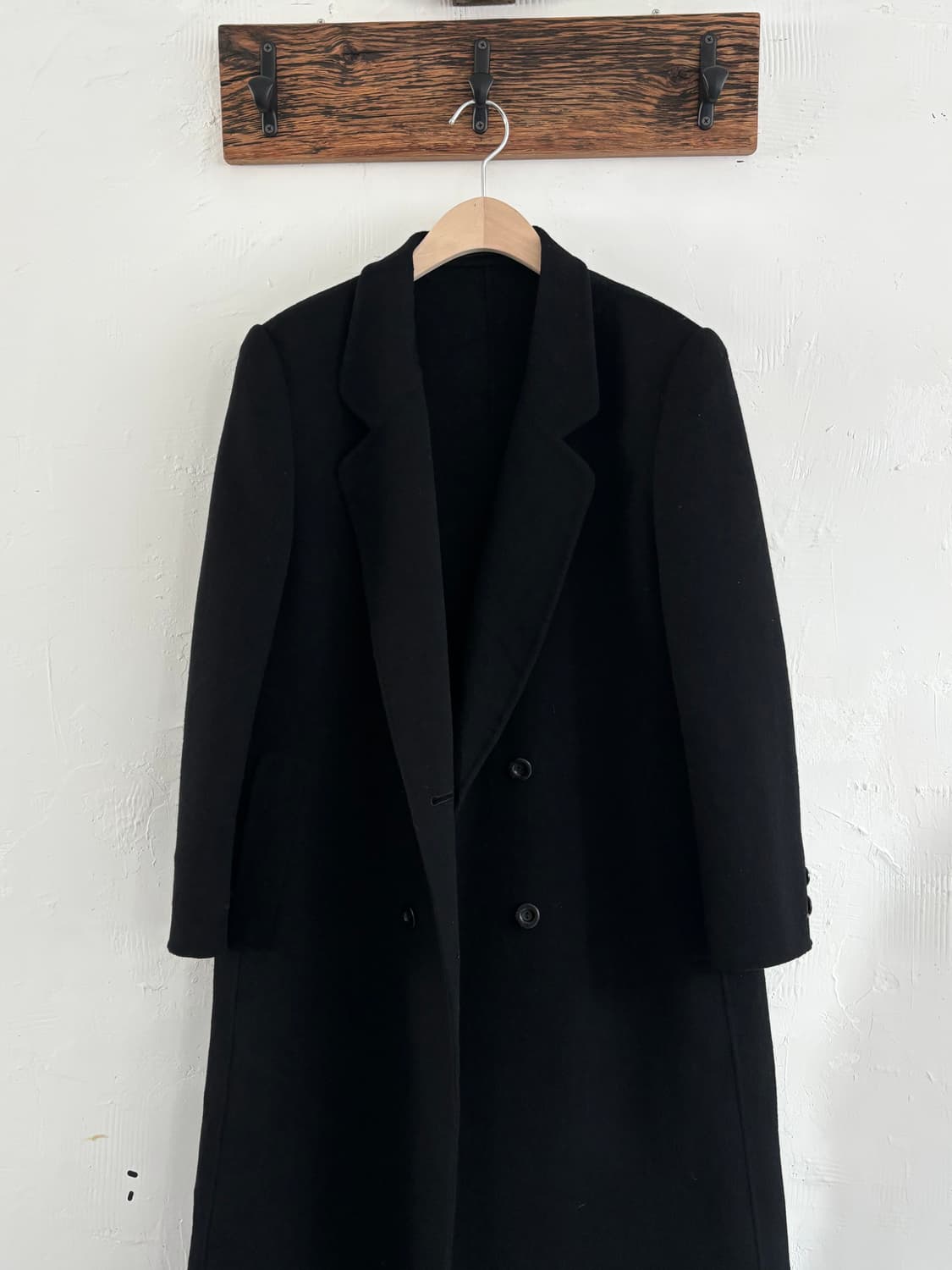 Burberry 버버리 블랙 더블 브레스트 롱코트 상품이미지4