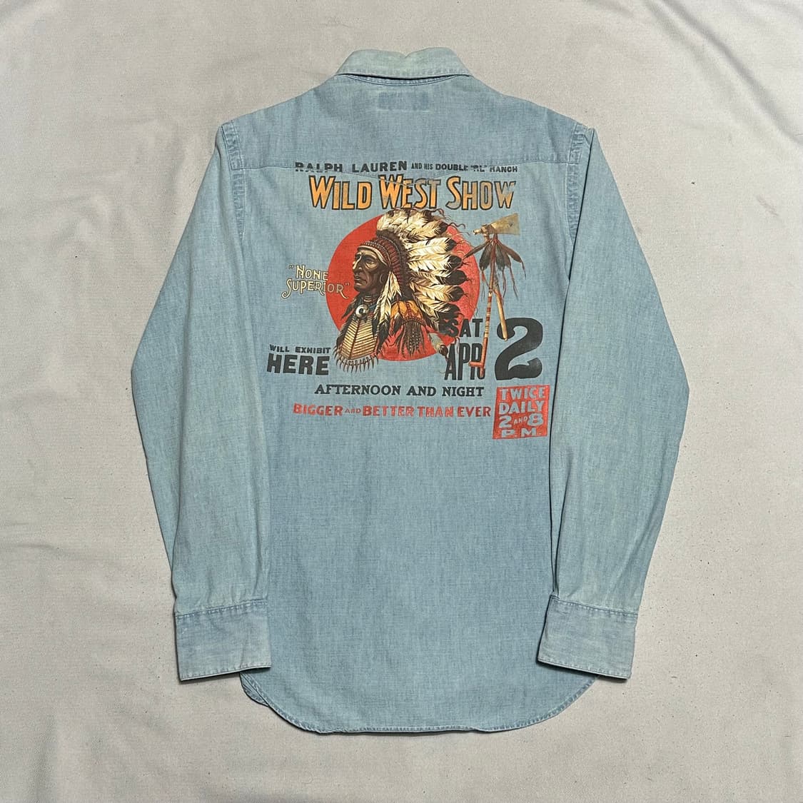 S 폴로랄프로렌 인디언 헤드 웨스턴 셔츠 상품이미지2