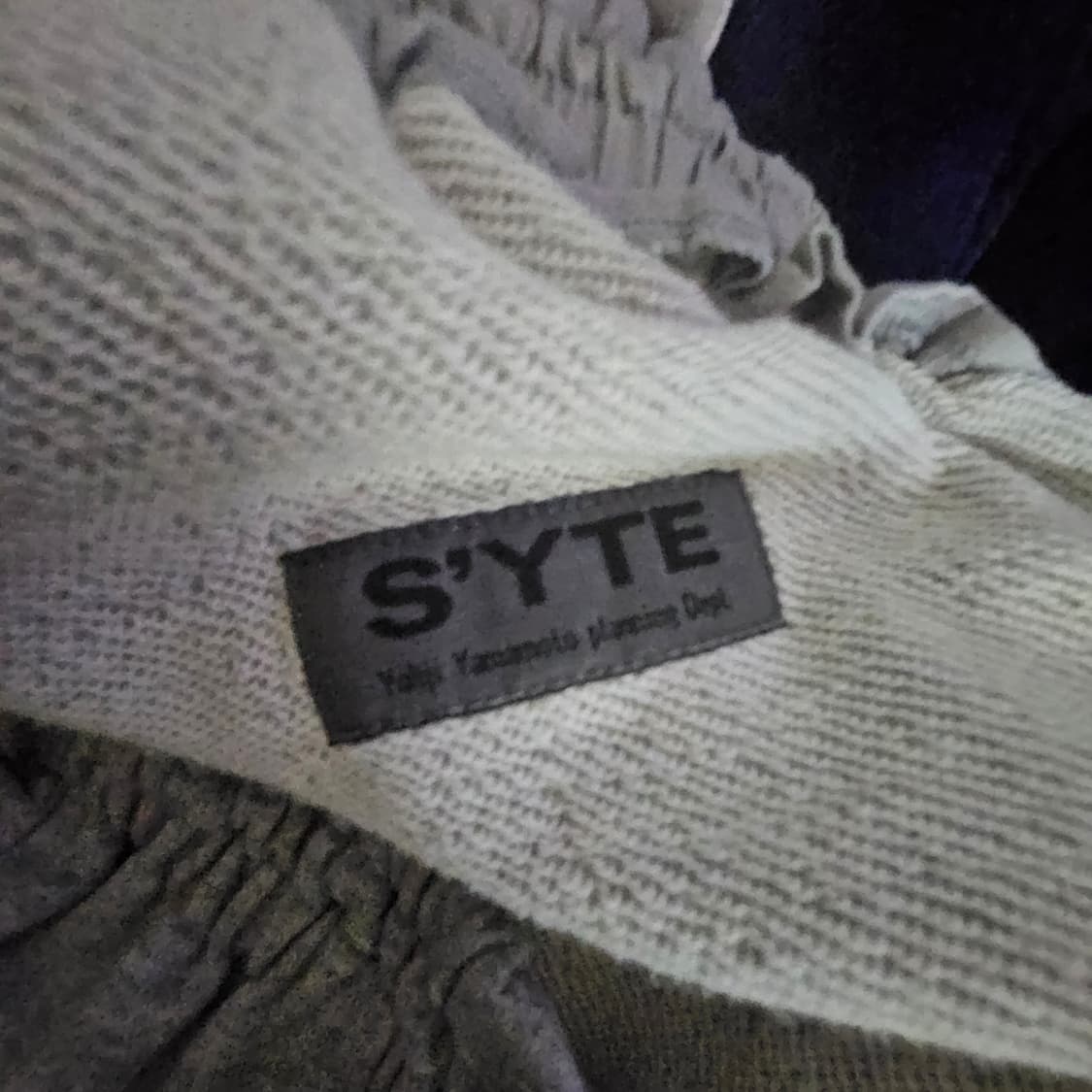 요지야마모토 S'YTE 프렌치 테리 큘롯 팬츠 (Grey/M) 상품이미지6