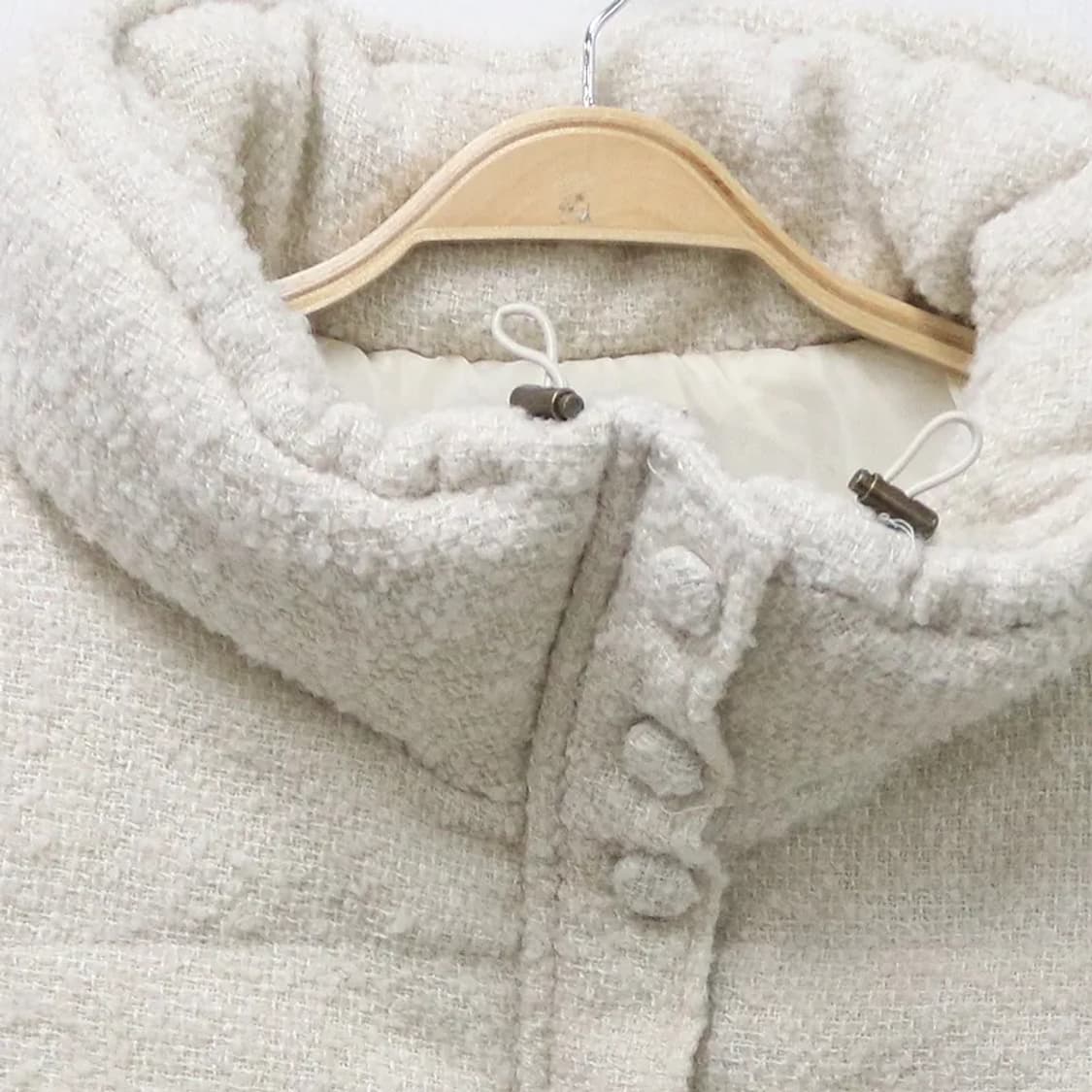 시네마클럽  부클 하이넥 울 혼방 패딩 62421 상품이미지5