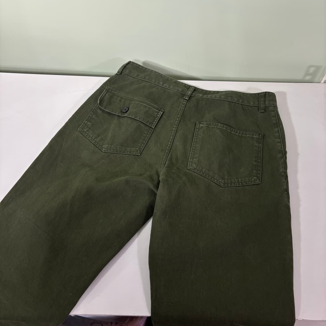 L 유니폼브릿지 카키 레귤러핏 퍼티그팬츠 상품이미지4