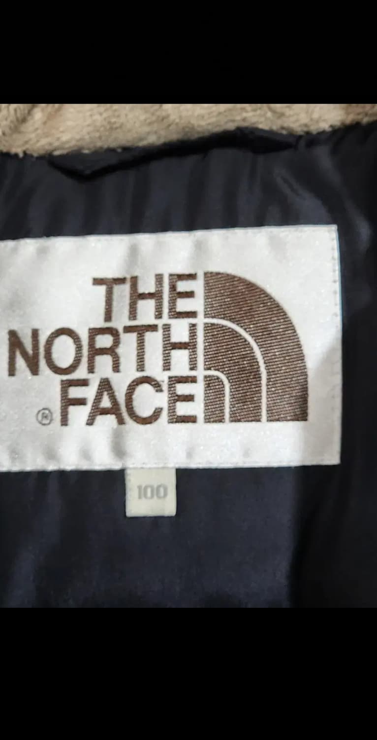 (100) 노스페이스 구스다운 패딩조끼 베이지 거위털 베스트 집업  상품이미지3