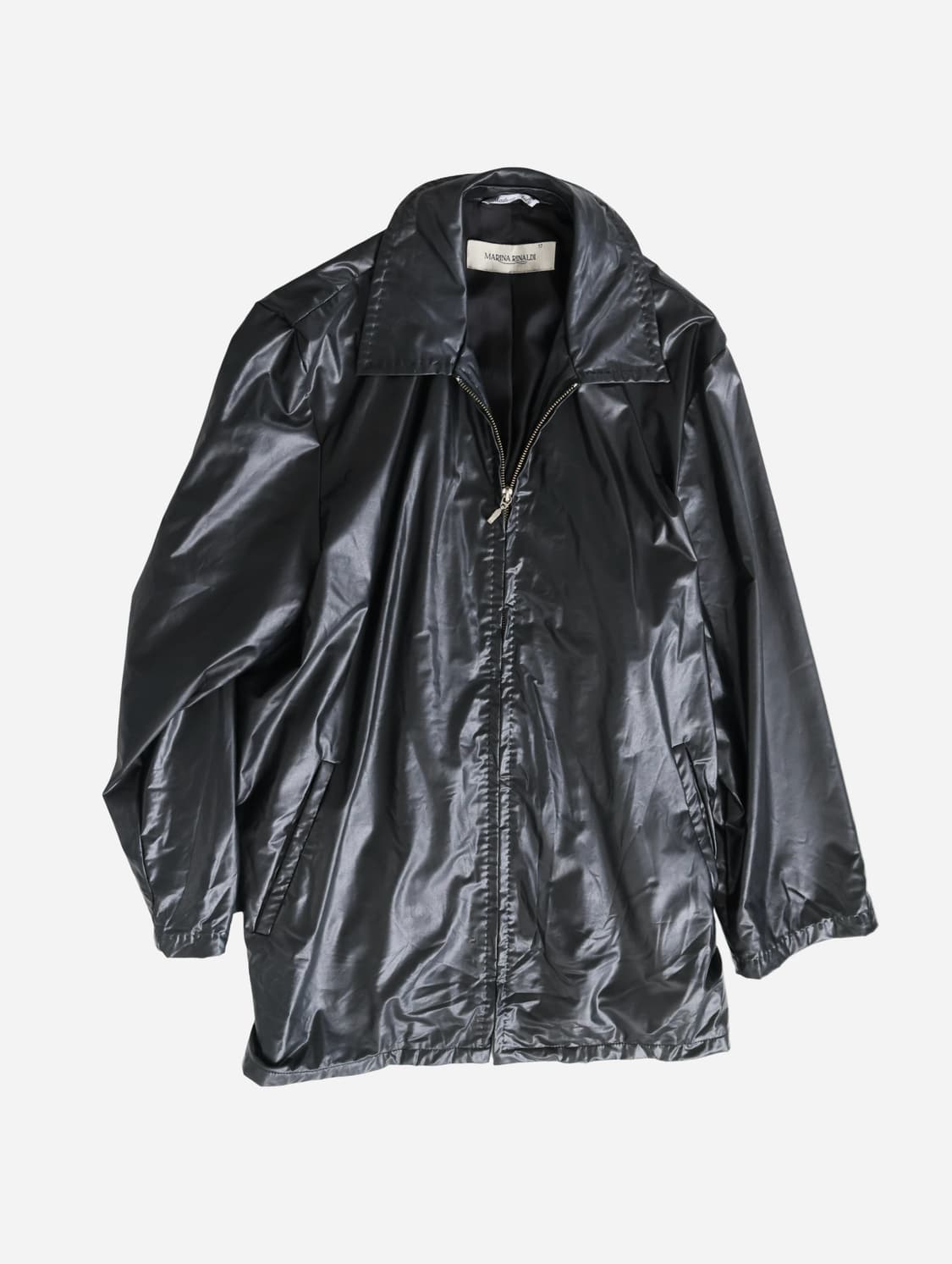 Marina Rinaldi Black Shiny Jacket 상품이미지1