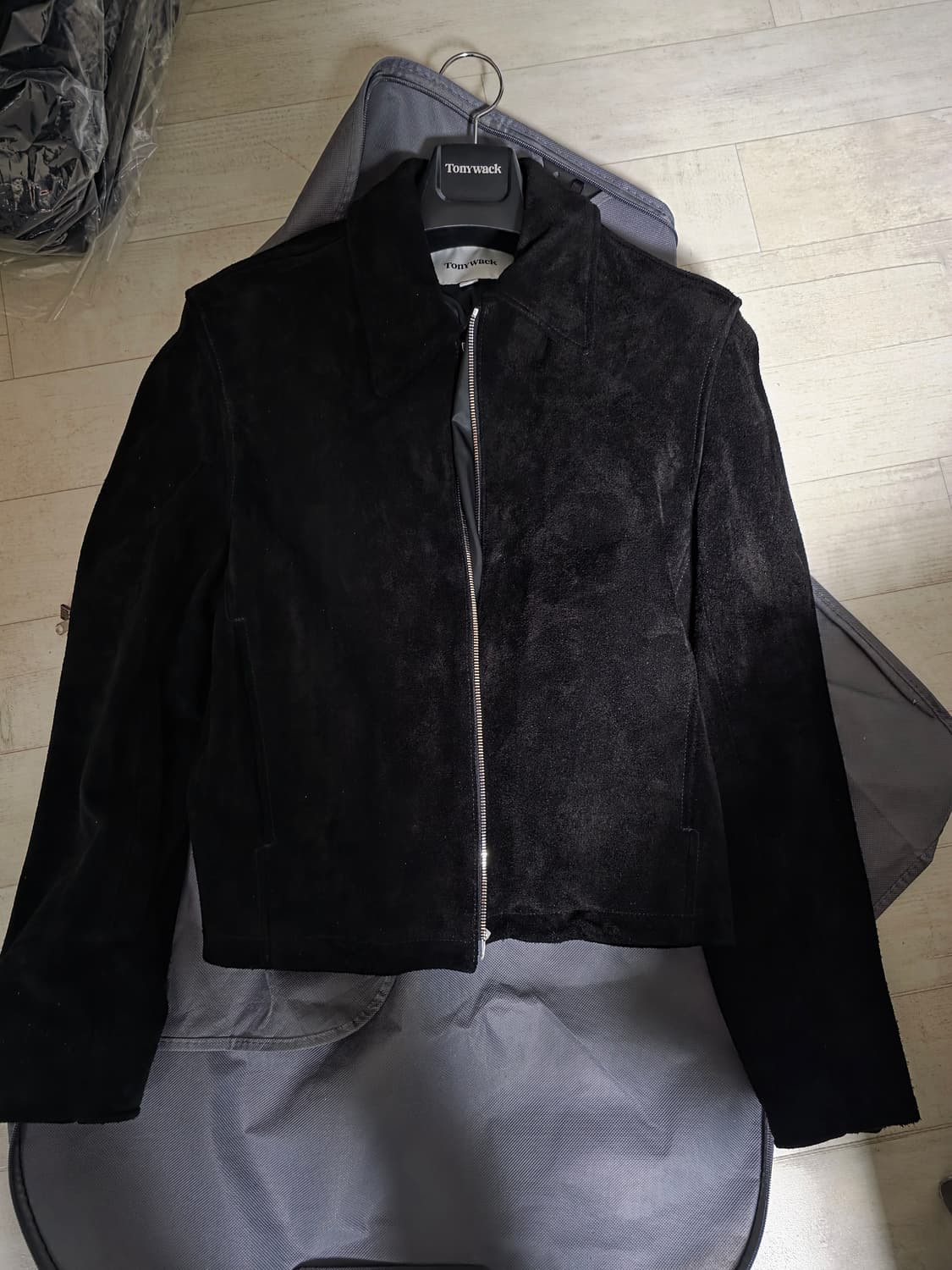 토니웩 카우하이드 스웨이드 자켓 S 상품이미지1