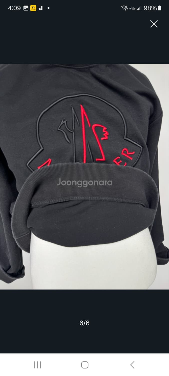 몽클레어 롱슬리브.  M 상품이미지6