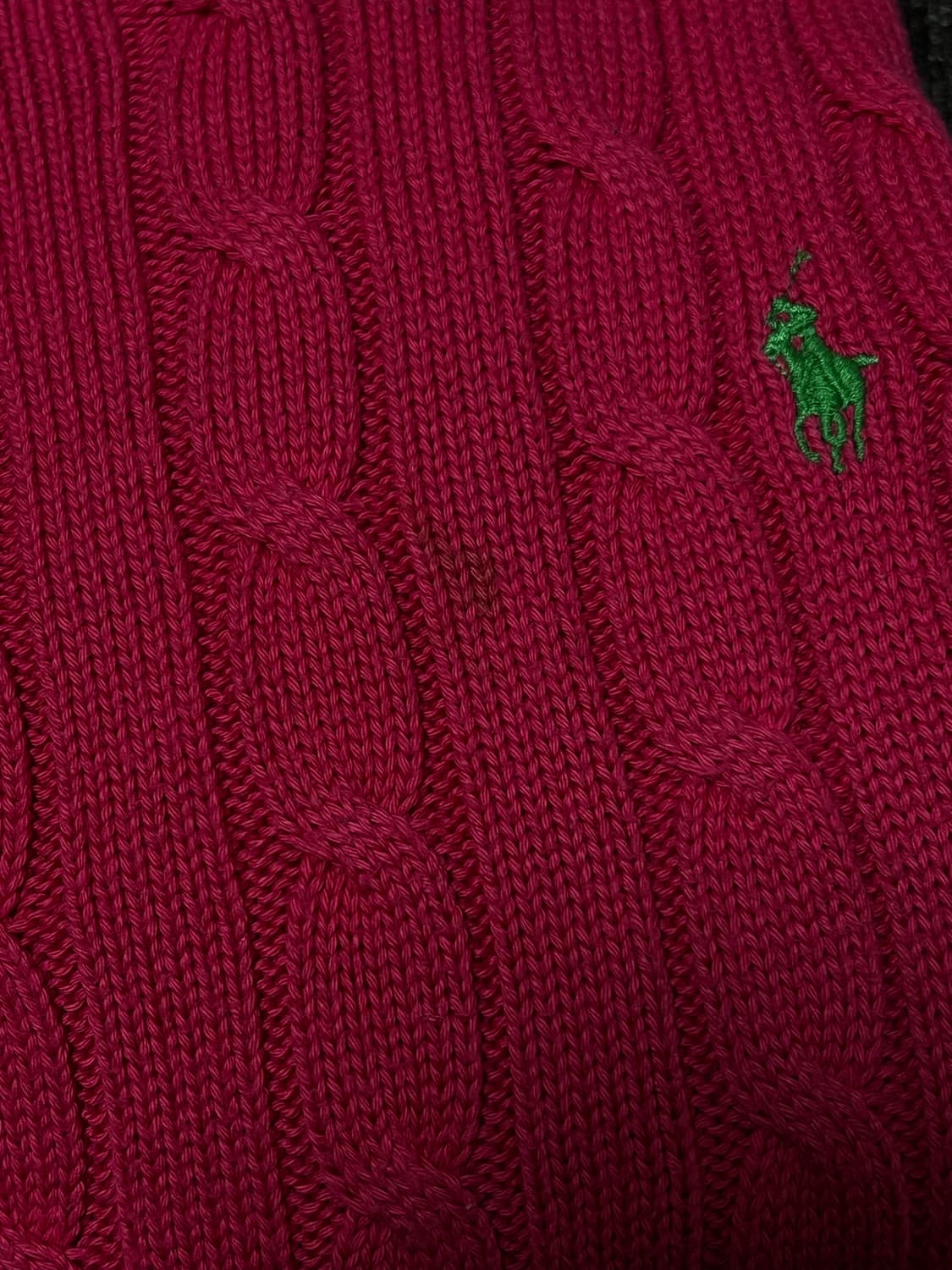 폴로 랄프로렌 케이블 니트 크루넥 스웨터 상품이미지4