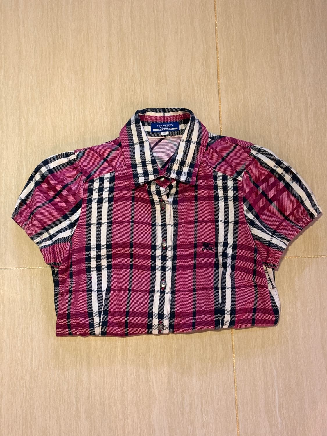 Burberry 버버리 반팔 블라우스 상품이미지1