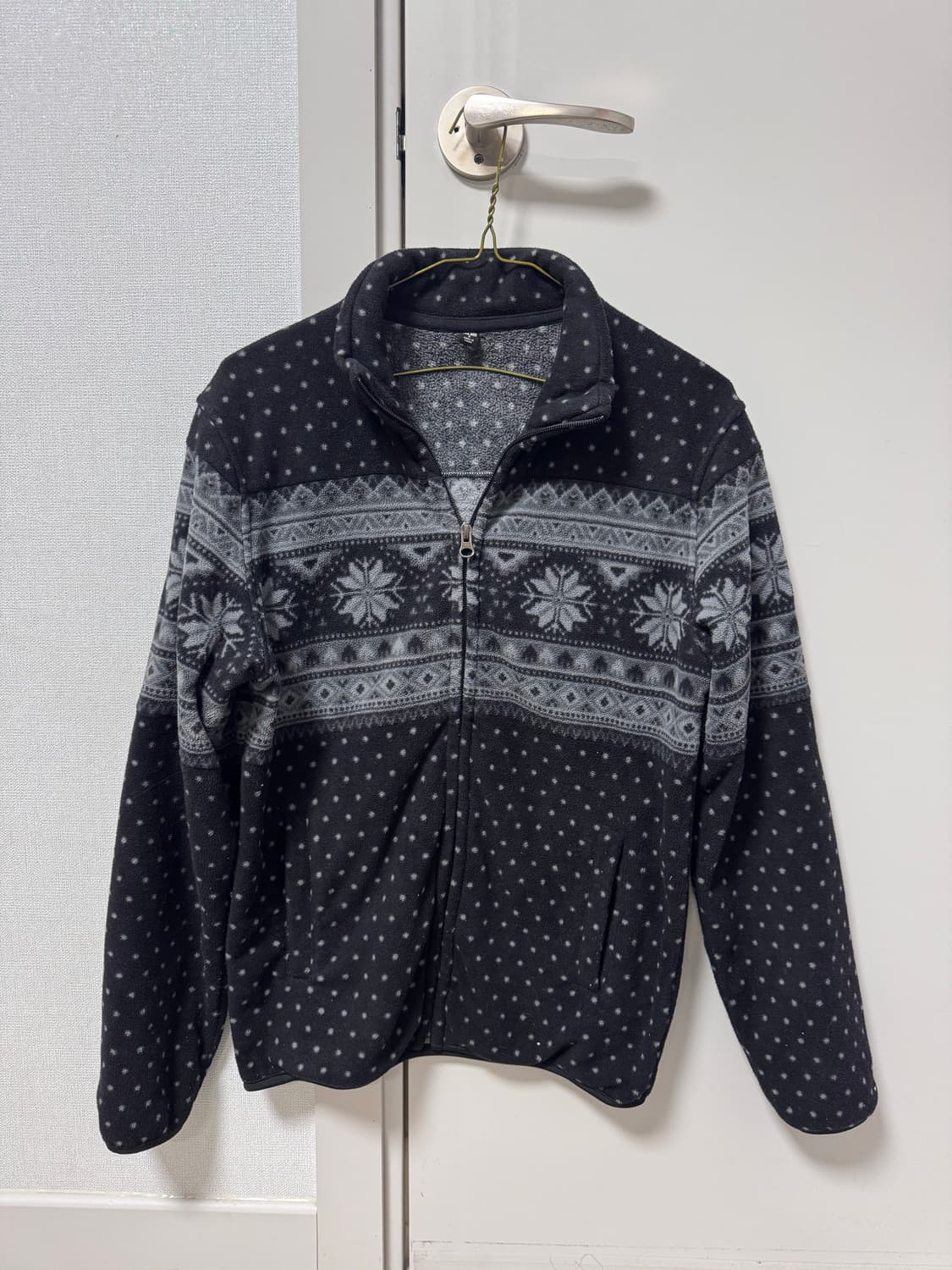 유니클로 노르딕 도트 플리스 집업 상품이미지1