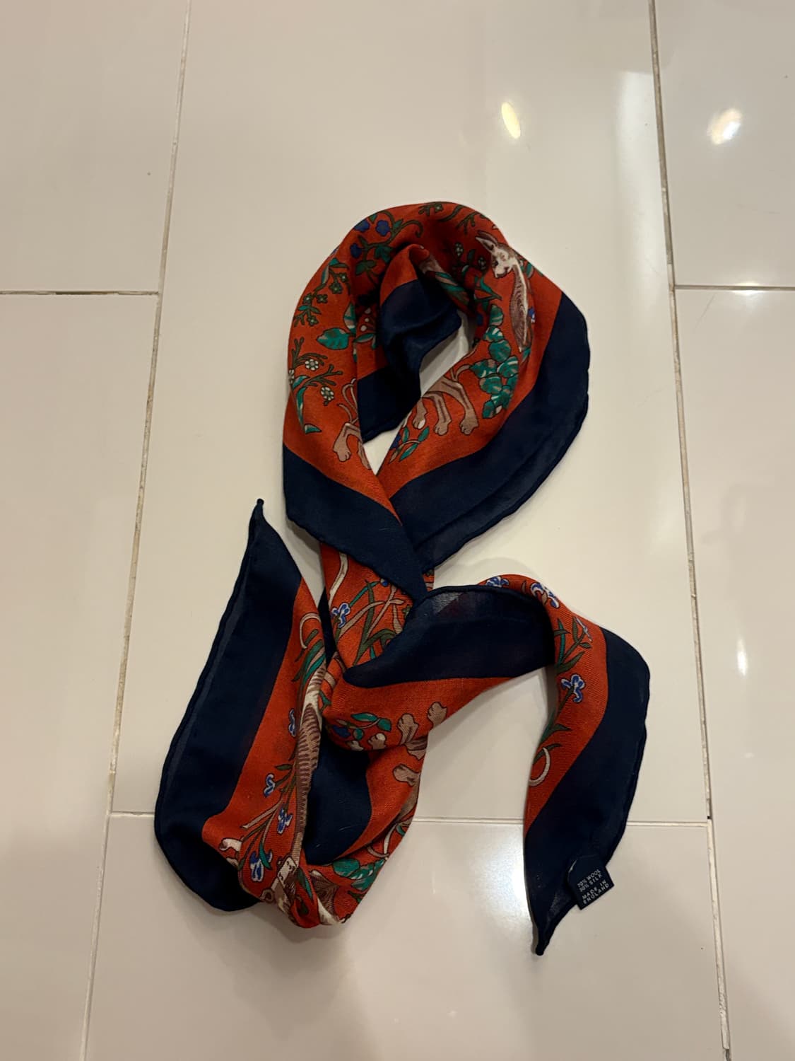 드레익스 울 실크 스카프 정사각형 상품이미지6