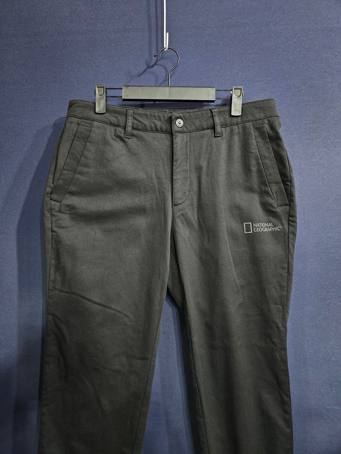 내셔널지오그래픽 블랙차콜 남성 허리 32~33 스판 면바지  상품이미지7