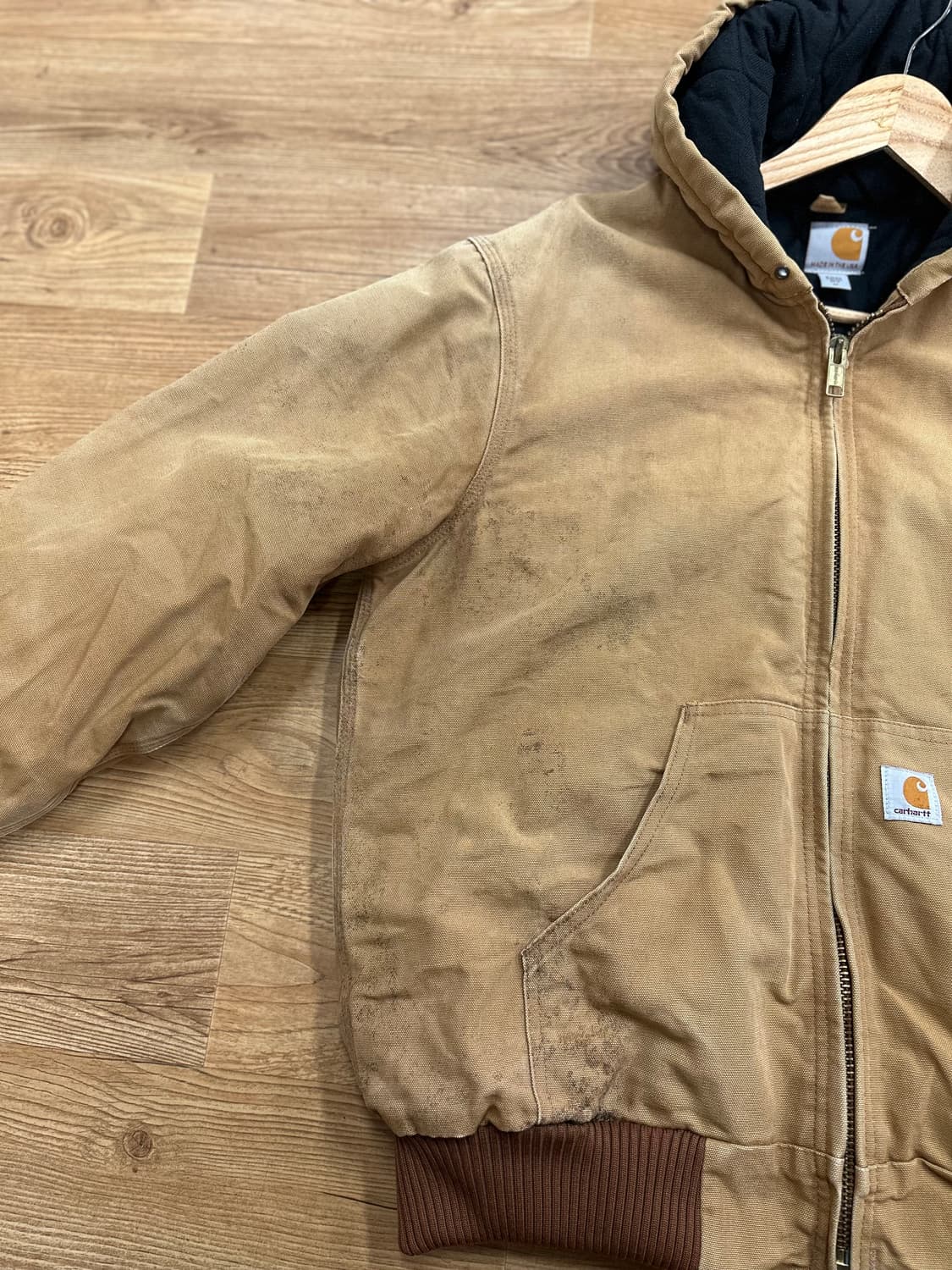 (M) 칼하트 USA 액티브 자켓 J140-BRN 상품이미지3