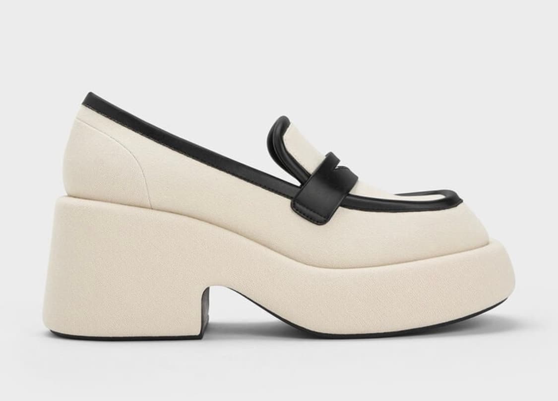 (240mm) 찰스앤키스 레니 캔버스 플랫폼 로퍼 상품이미지4