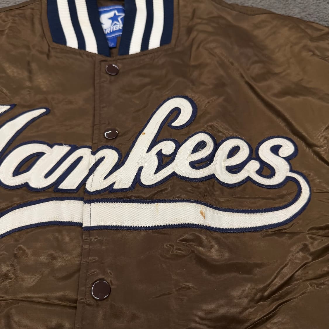[정품/L] 스타터 뉴욕양키스 스타디움 바시티 자켓 상품이미지7