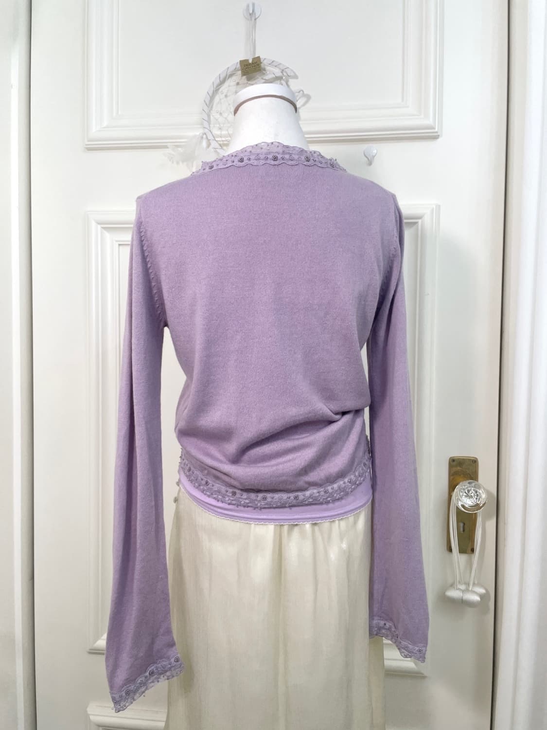 lavender beads point fairy cardigan 상품이미지5