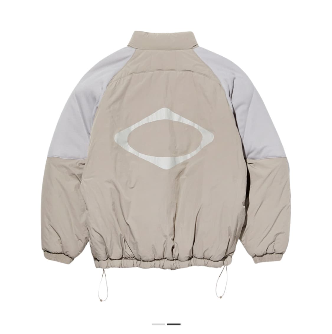 [L] 미스치프 롬버스 팀 다운 자켓 베이지 상품이미지2