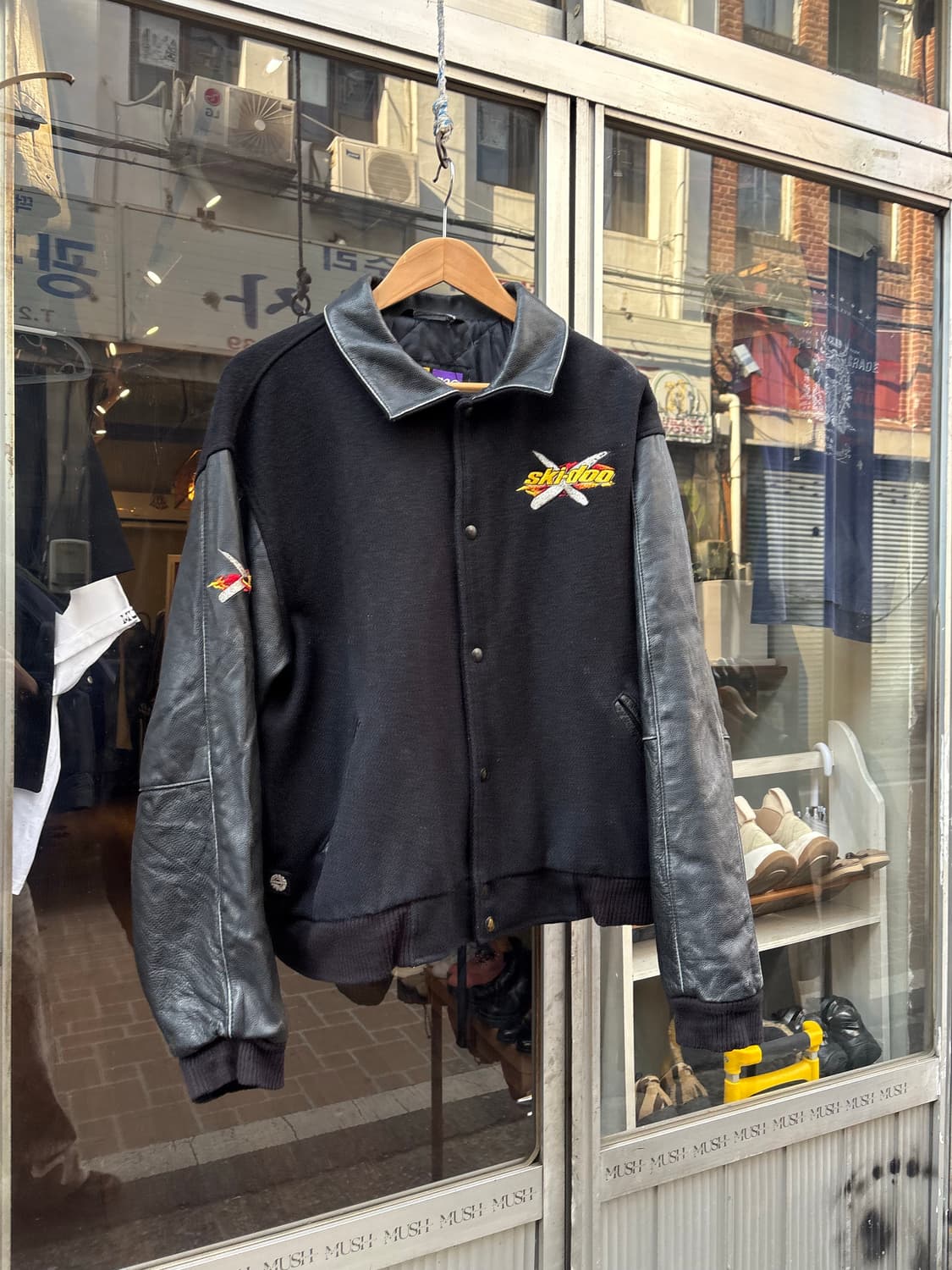 Skidoo 울 누빔 바시티 재킷 상품이미지1