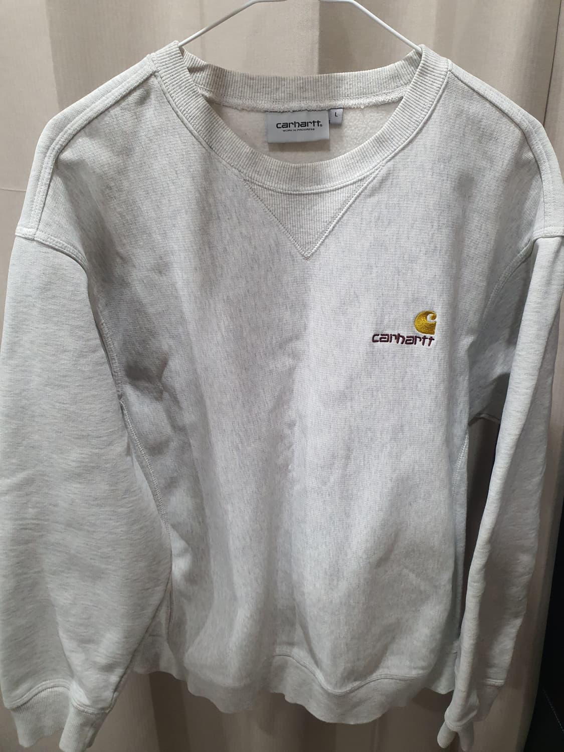 칼하트 아메리칸 스크립트 스웻셔츠 맨투맨 상품이미지1