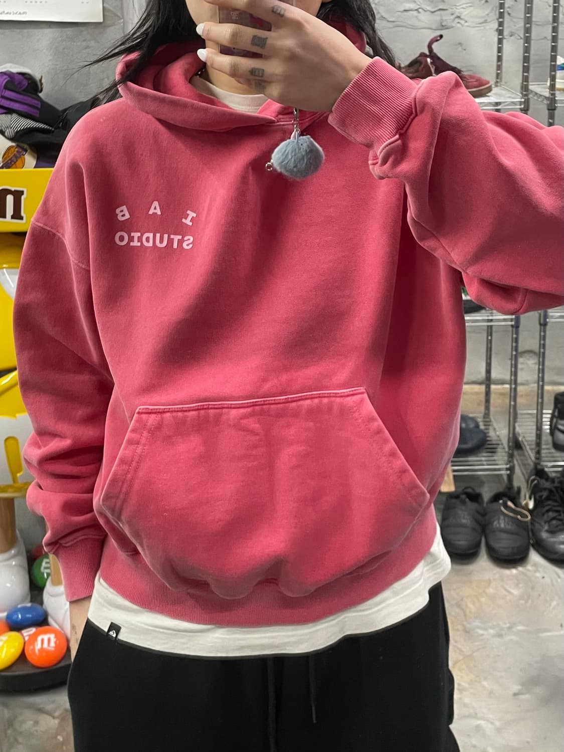 아이앱 스튜디오 피그먼트 스웻후드 상품이미지9