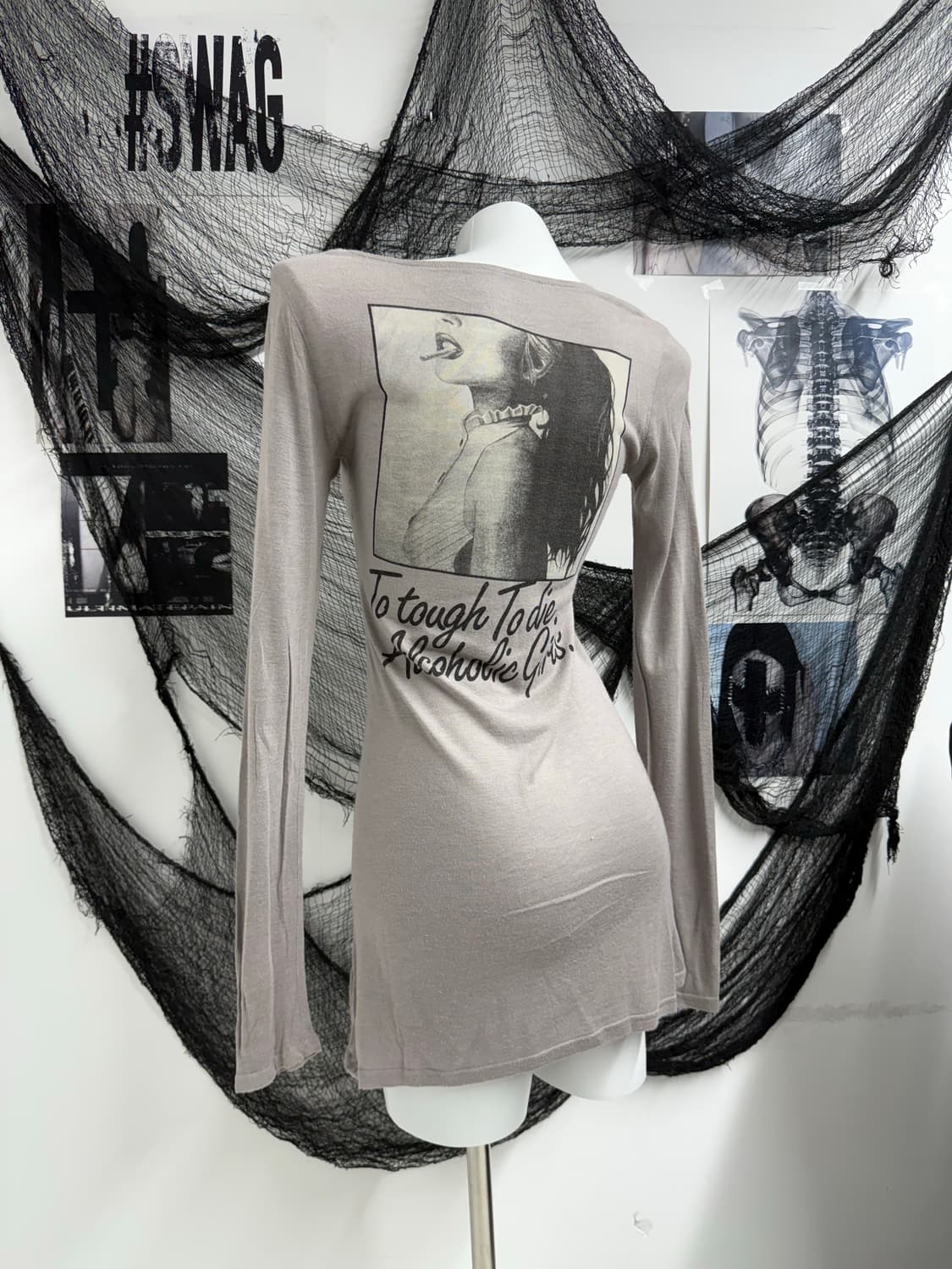 00s lettering printing longsleeve onepie 상품이미지3