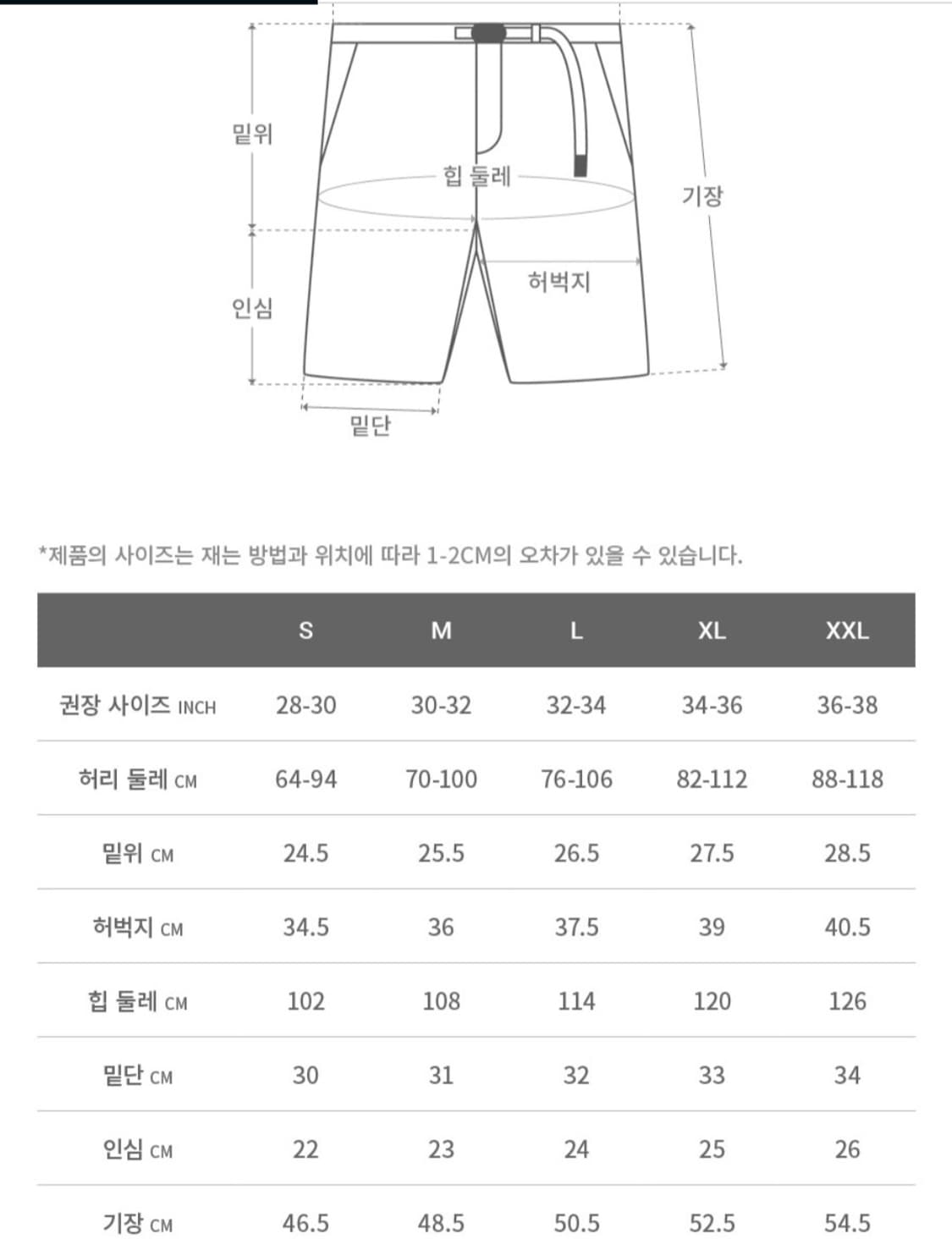 그라미치 나일론 반바지 네이비 상품이미지4