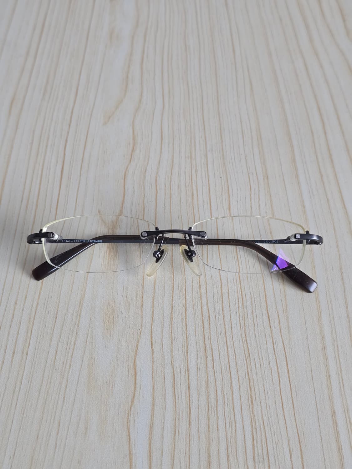 POLICE 무테 베타 티타늄 긱시크 안경  상품이미지1