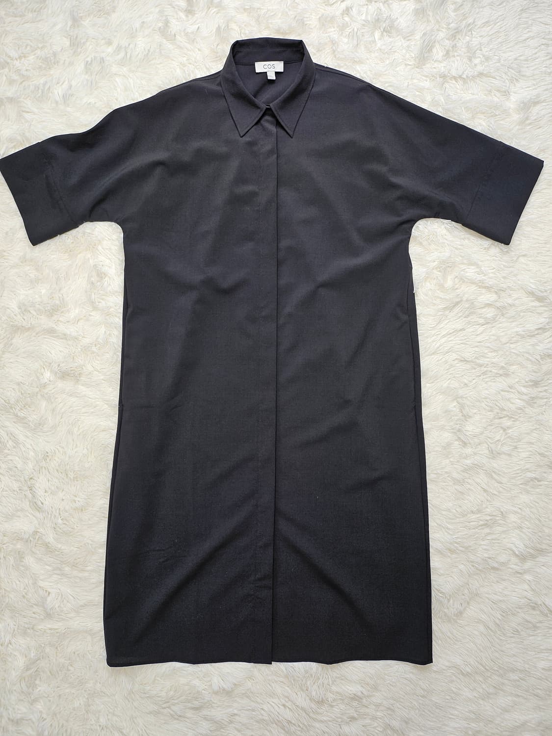 COS 블랙 셔츠형 원피스 XS 상품이미지1