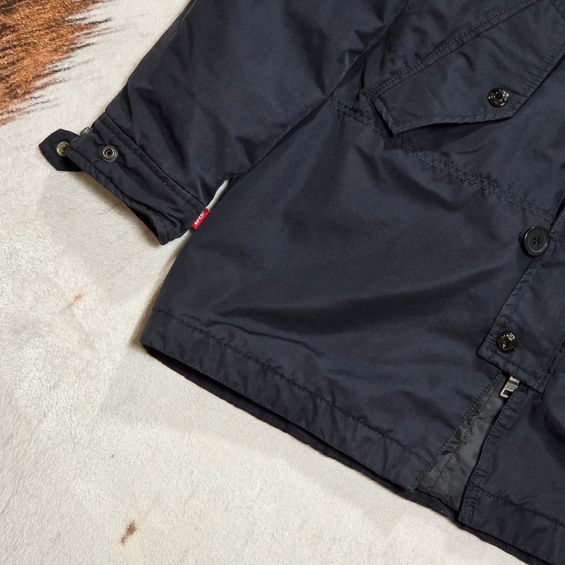 리바이스 투웨이 네이비 뽀글이 야상 필드 자켓 상품이미지4