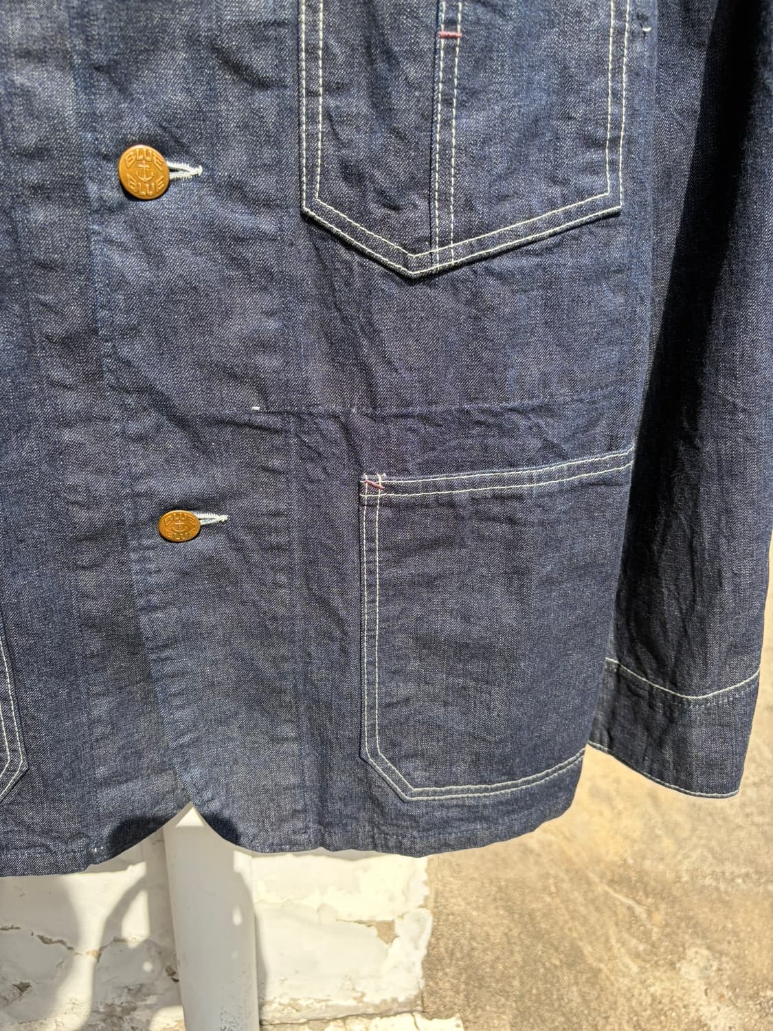 Blue Blue 데님 초어 자켓 상품이미지5