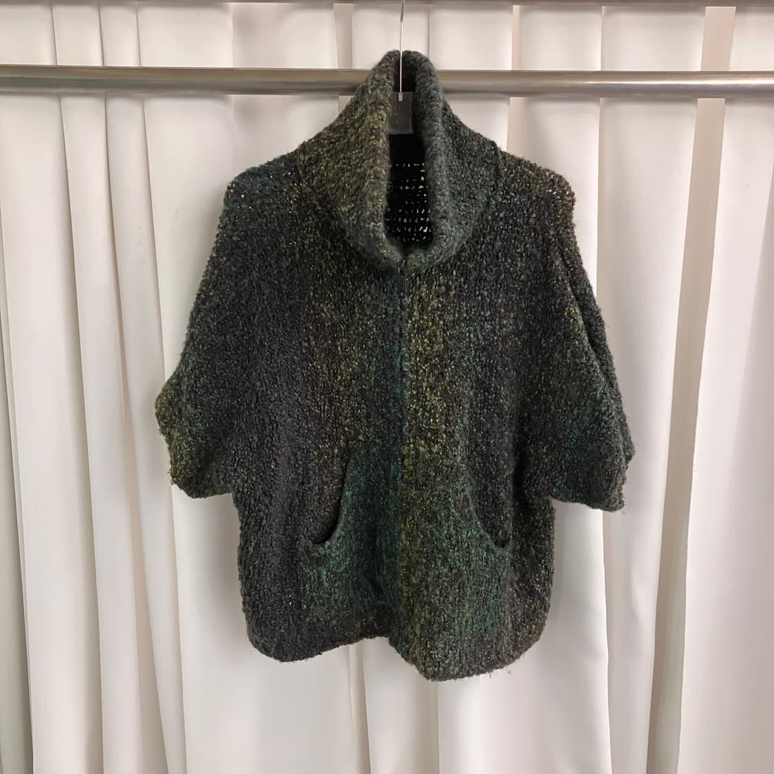 디젤 하프 슬리브 니트 집업 XS 상품이미지1