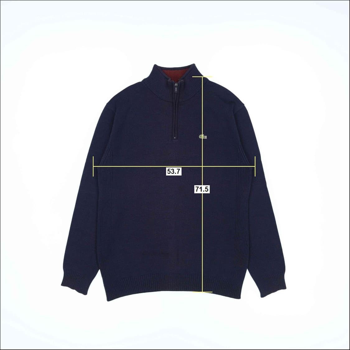 [105] 라코스테 남성 반집업 울 긴팔 니트 N7093 상품이미지6