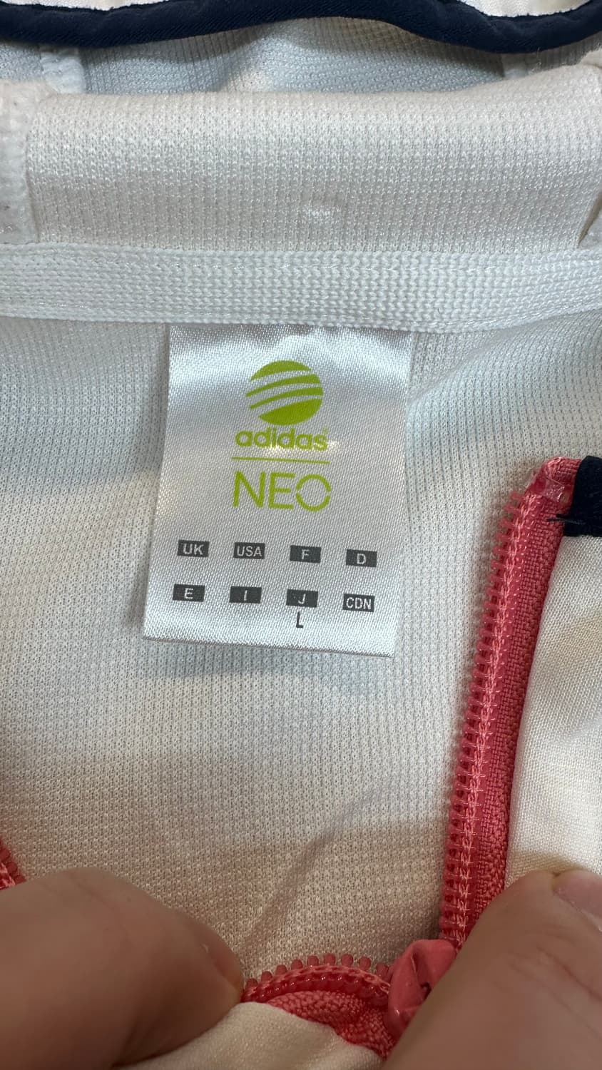 아디다스 화이트핑크 져지 상품이미지3