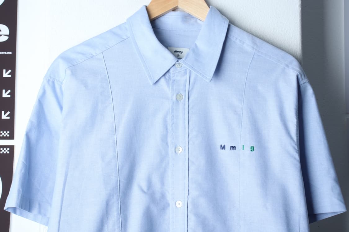 (M-XL) 엠엠엘지 반팔 카라 티셔츠 셔츠 남방 연블루-H33006 상품이미지3