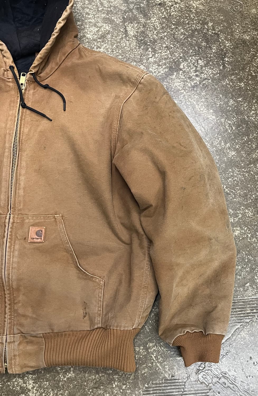 10s 칼하트 덕액티브 자켓 j130 brn 상품이미지3