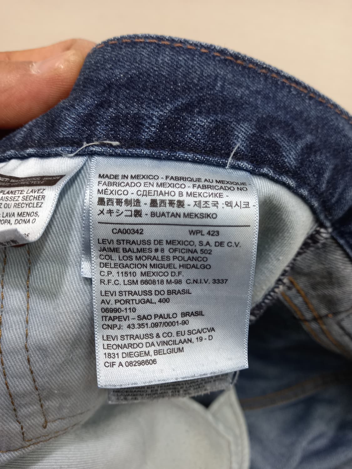 33 리바이스504 멕시코 워싱 일자진 커스텀 33-446 상품이미지8