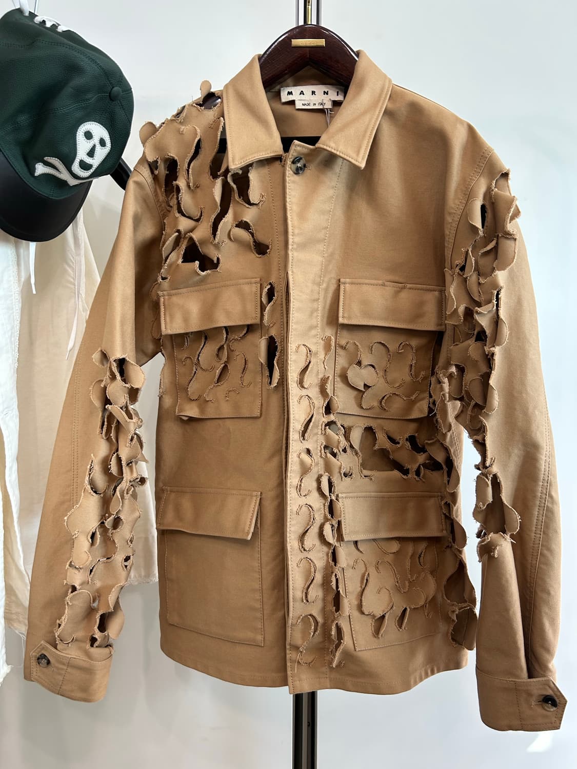 마르니 카모 레이저컷 자켓 상품이미지2