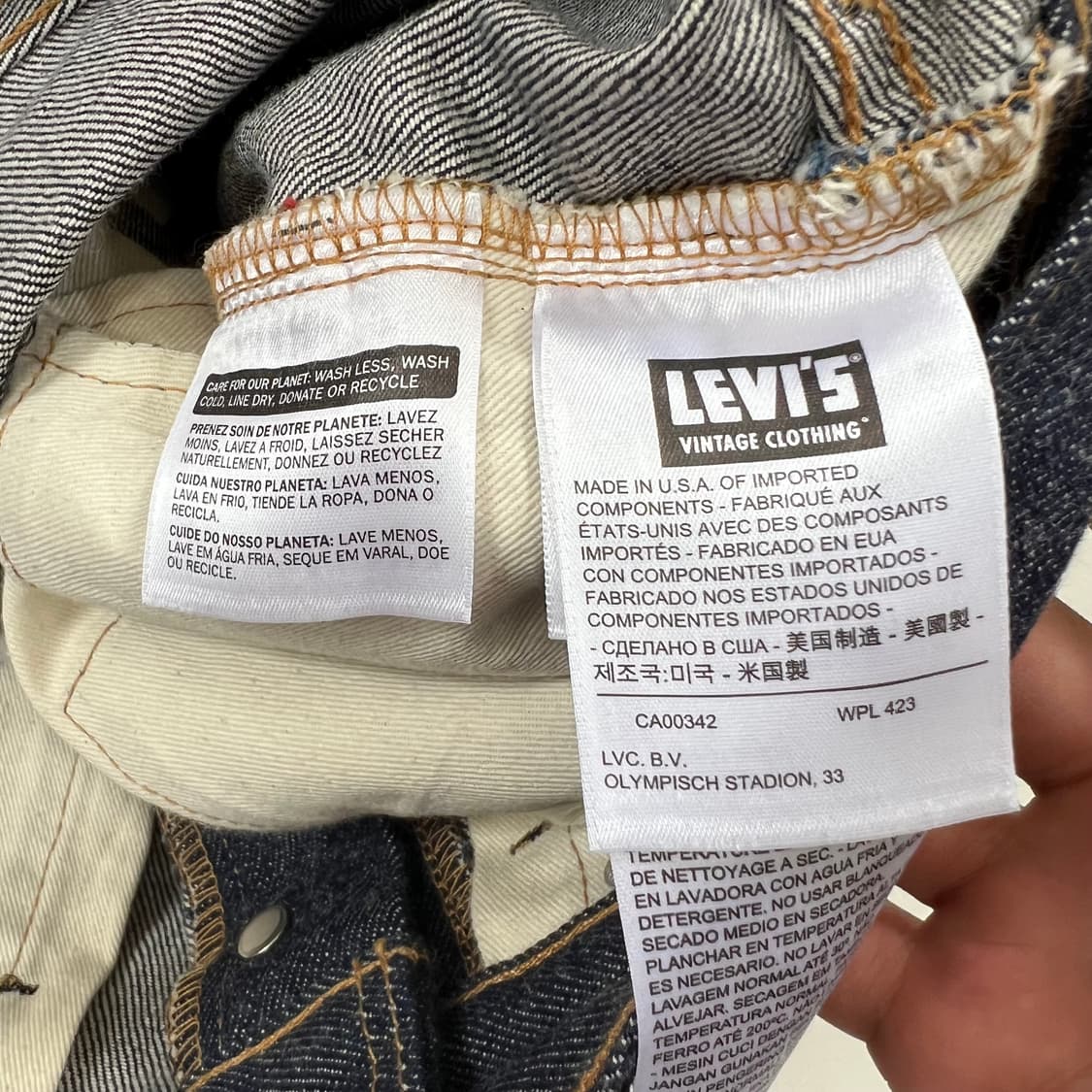 리바이스 501 셀비지 팬츠 상품이미지7