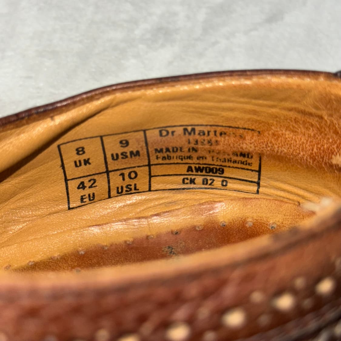 Dr. Martin Wing-Tip Vintage Brown 260 상품이미지6