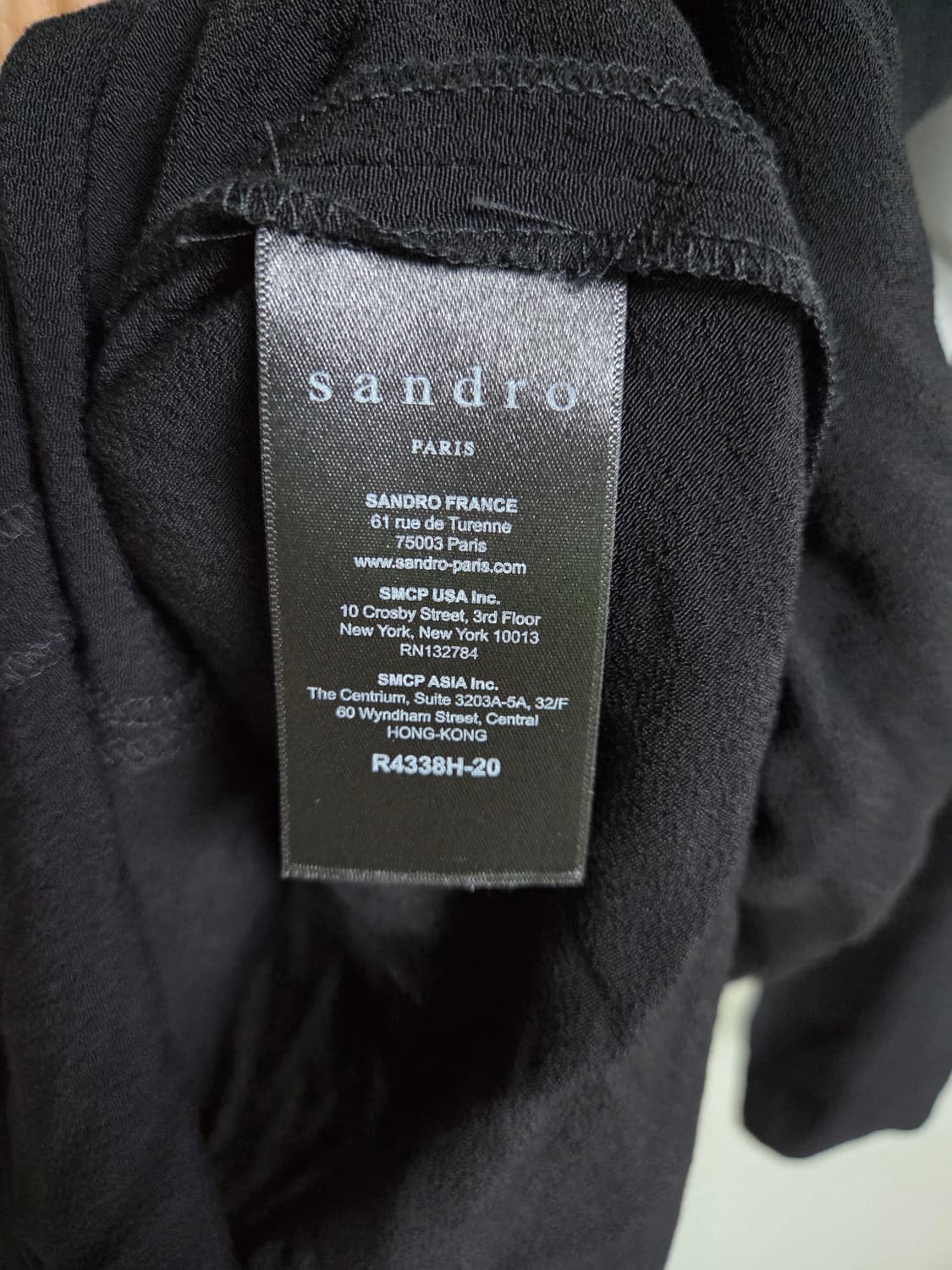 산드로 블랙 원피스 상품이미지4