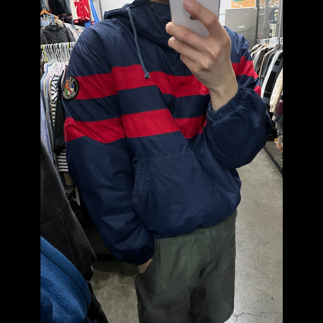 90s 폴로랄프로렌 올드스쿨 쿠키로고 아노락  상품이미지3