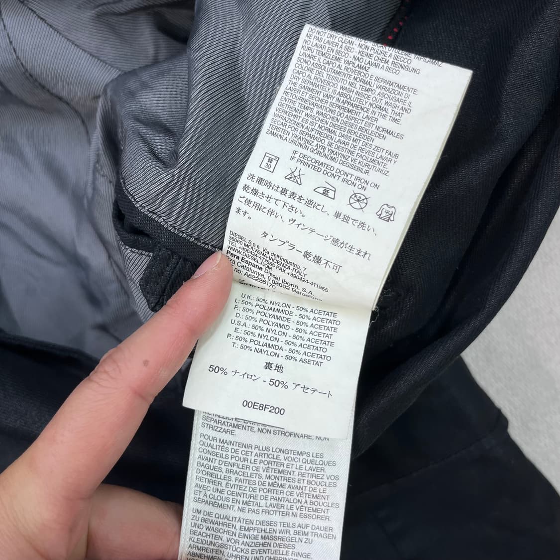 95 디젤 워싱 블레이저 자켓 상품이미지8