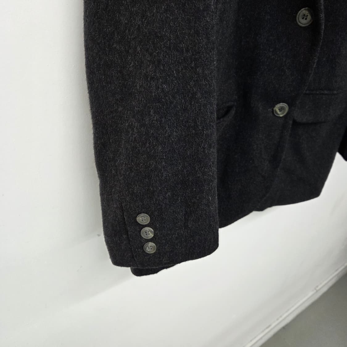 에디바우어 다크그레이 울 자켓 여L 상품이미지5