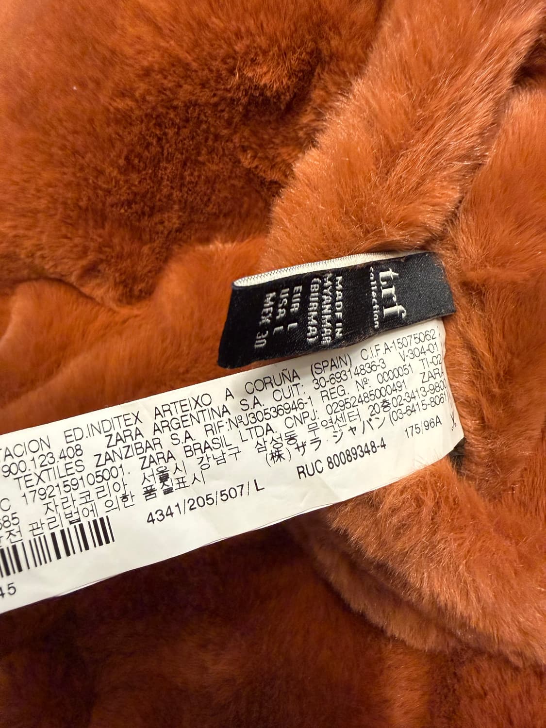 자라 퍼 양면 패딩 L 정품 상품이미지8