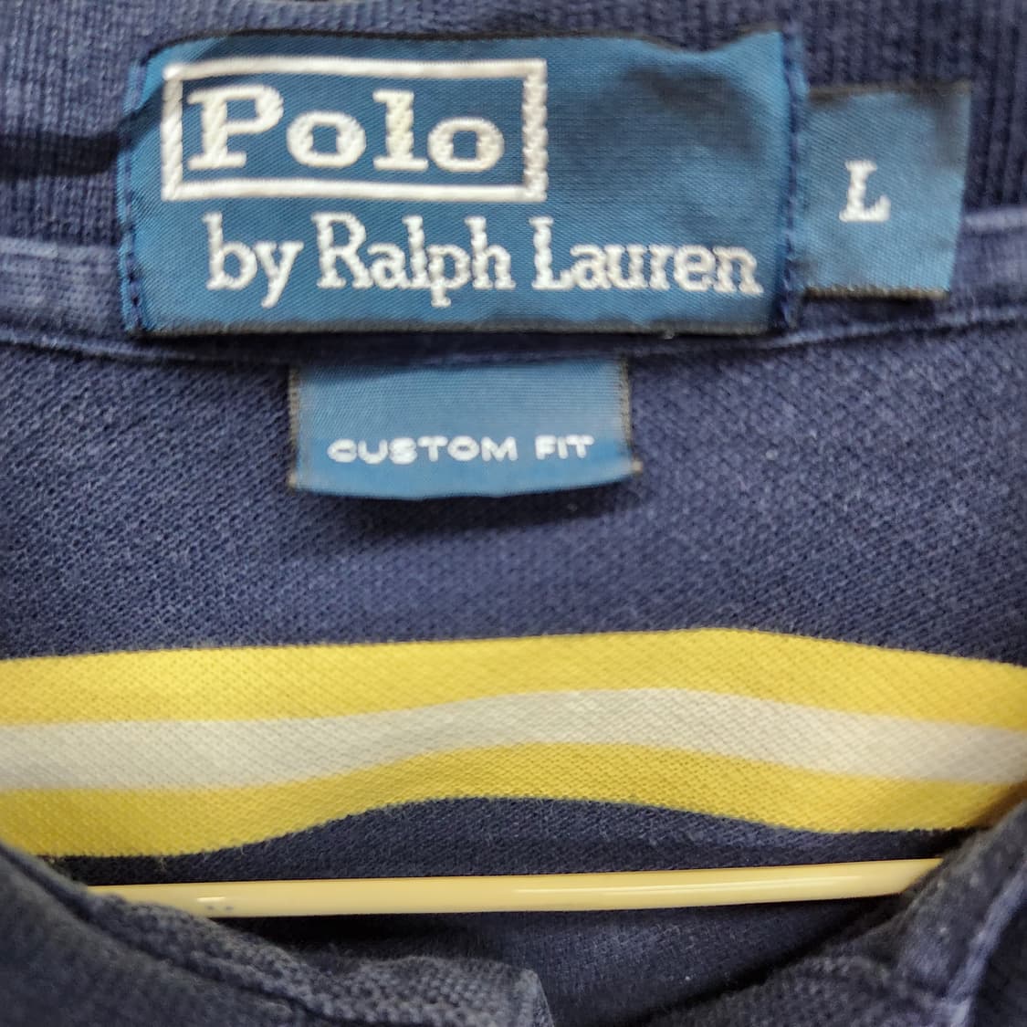 폴로랄프로렌 로고 스트라이프 반팔카라 L(M) 남여공용 상품이미지5