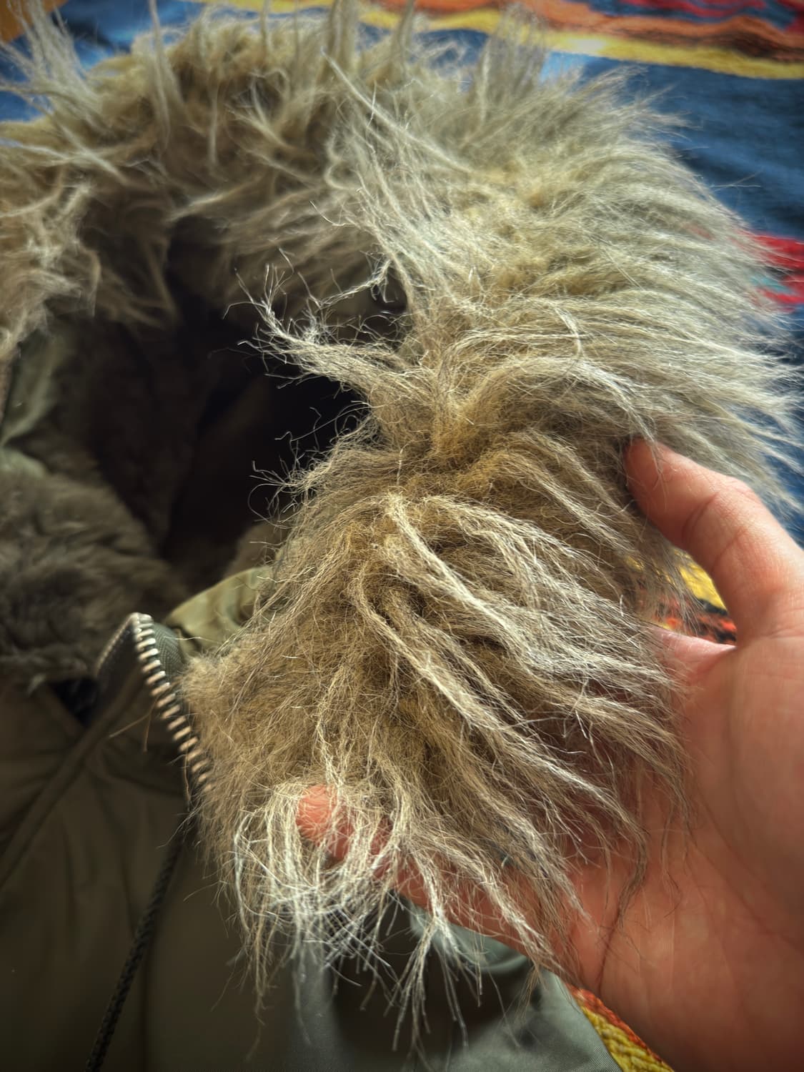 90s USA 알파인더스트리 N-3B  Flight parka 상품이미지4