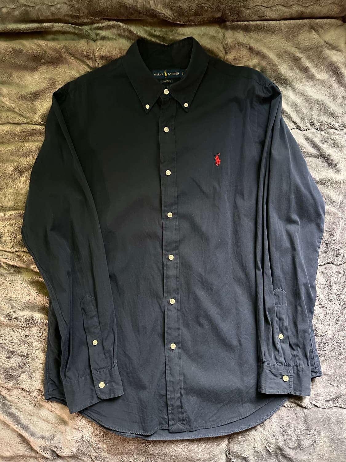 폴로 랄프로렌 셔츠 네이비 상품이미지1