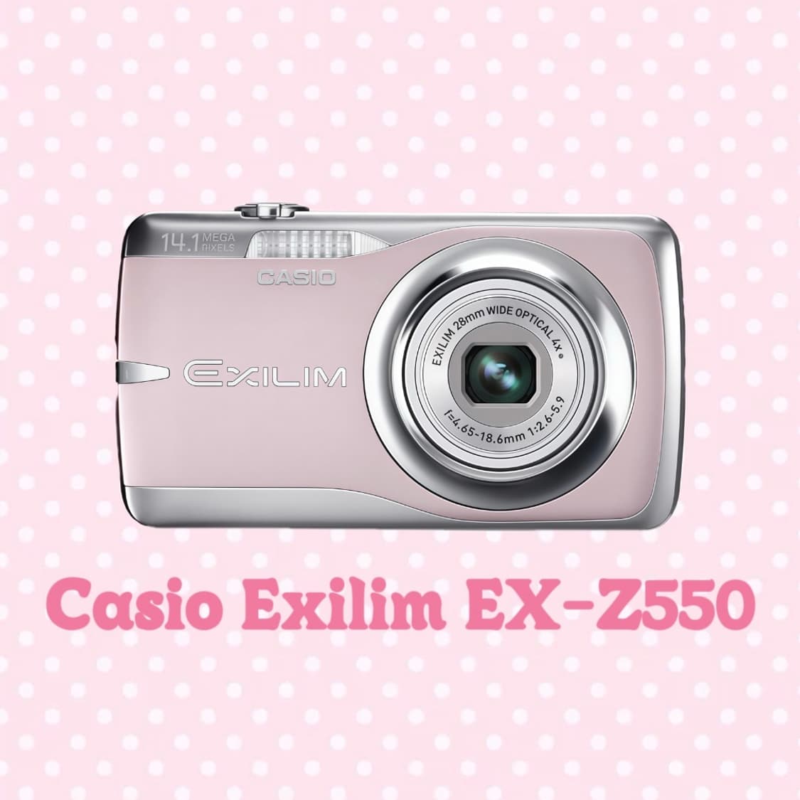 [작례⭕️] 카시오 엑슬림 EX-Z550 핑크 빈티지 디지털 카메라 디카 상품이미지1