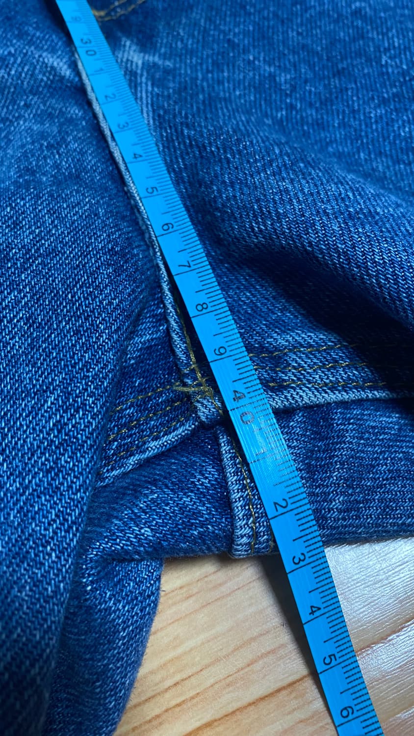 칼하트 B73 DST 더블니 카펜터 데님 팬츠 48x32 상품이미지7