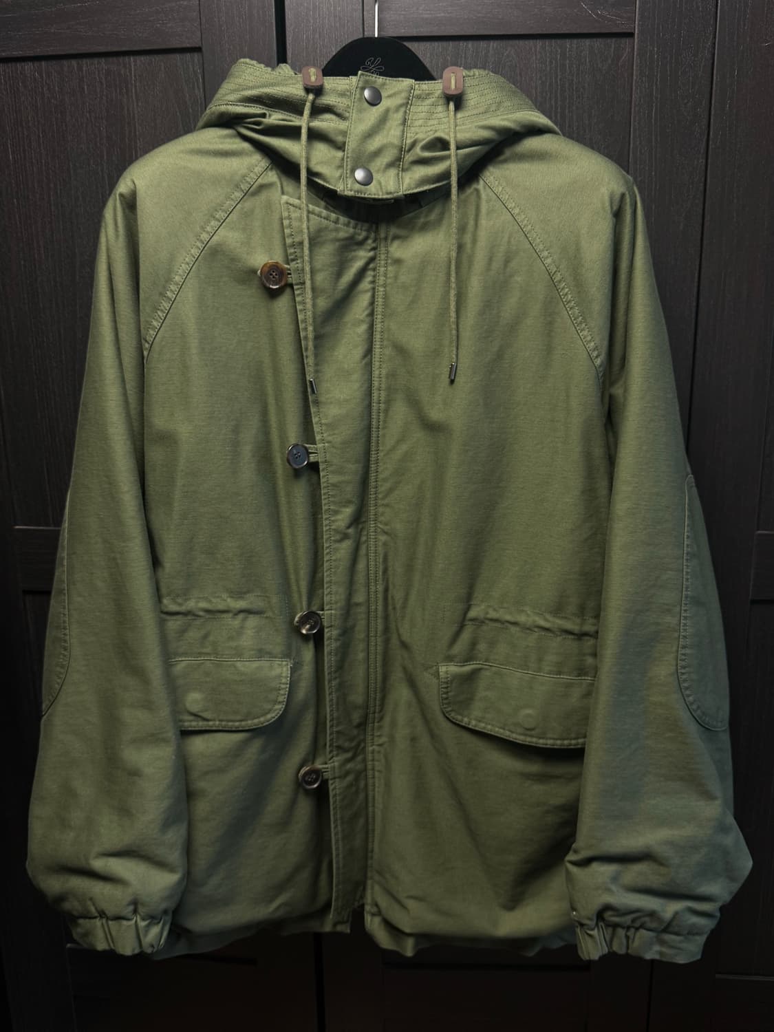 유스youth N3B 울 파일 파카 올리브 m 상품이미지2