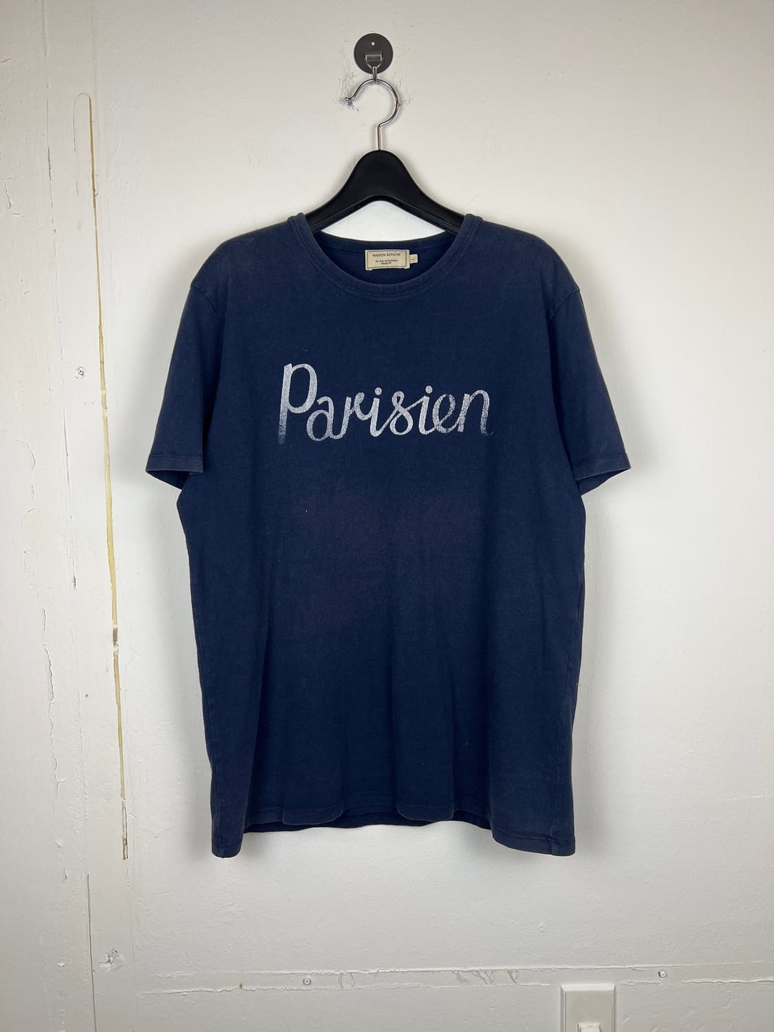 메종키츠네 파리지앵 네이비 반팔 티셔츠 L 상품이미지1