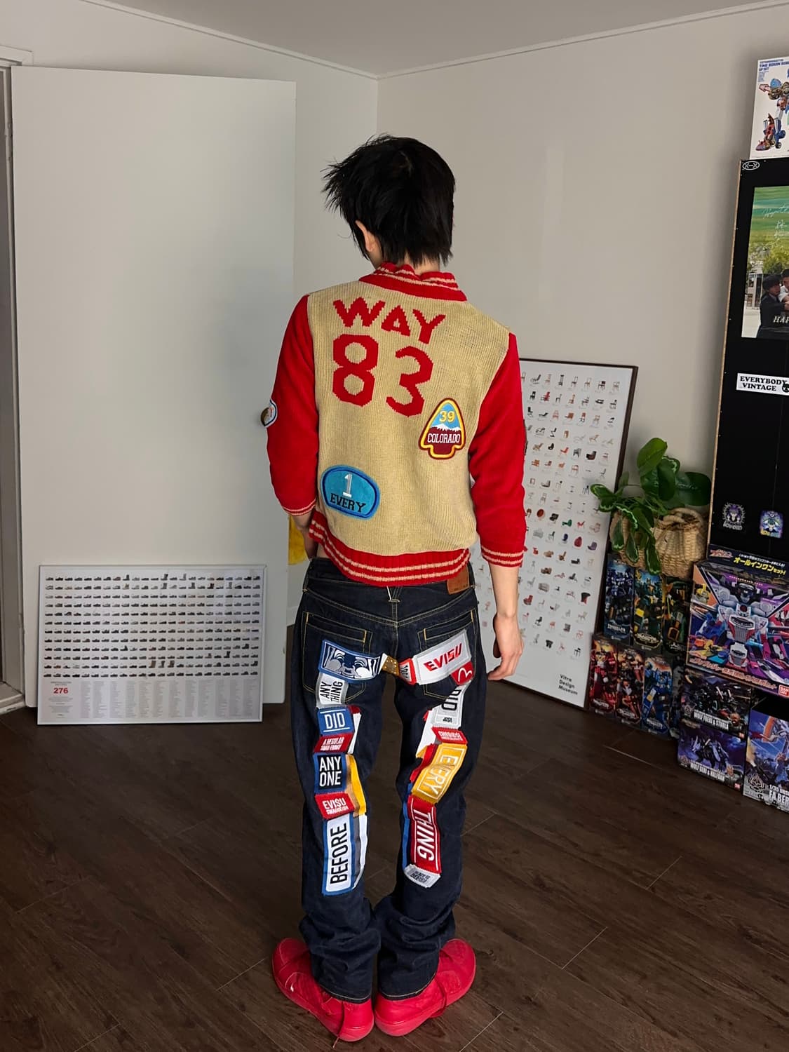 Evisu 08 "3D DIACOCK" 자수 셀비지 진 상품이미지2